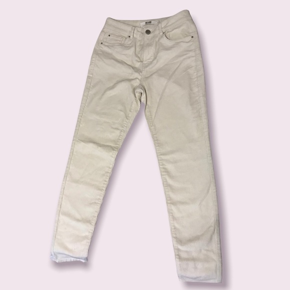 🌟SALE 2/$10.00‼️ MIAMI Women’s High Rise Corduroy Straight Leg pants size 7 - Picture 4 of 7